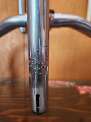 Very Rare Nitto Crystem Blue stem and AERODYNAMICS BAR ADB-X NJS