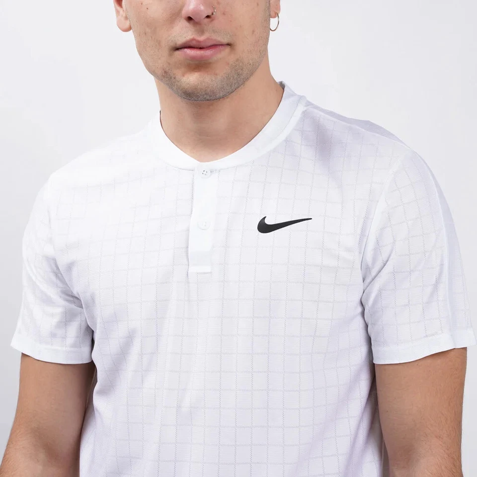 Nuevo polo de tenis Nike Dri-FIT Advantage para hombre CV2499-100 - tallas M L Foto 2 de 4