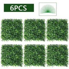 6/10/20pcs Artificial Plant Grass Wall Backdrop Hedge Panel - Outdoor Home Decor