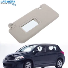 Sun Visor Shade Left Driver W/Mirror 96401-EL31A For 2007 2008-2012 Nissan Versa