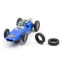 National Toys F1 8 gomme slot car 4 anteriori + 4 posteriori 1:32 Lotus BRM