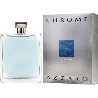 AZZARO CHROME 200ML EAU DE TOILETTE SPRAY NAGELNEU & VERSIEGELT