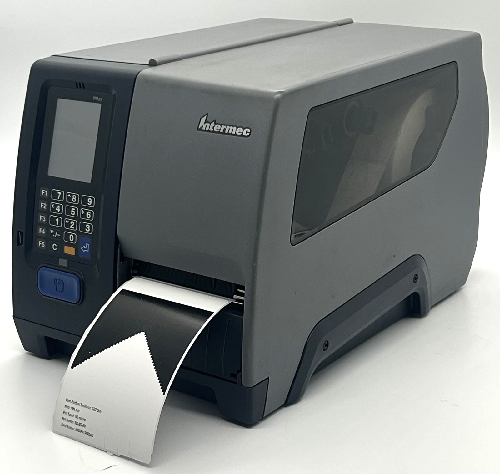 Honeywell Intermec PM43 203dpi Barcode Printer Tested with Transfer Paper  