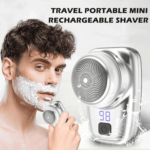 Afeitadora eléctrica USB de lámina 4D afeitadora recortadora de barba máquina de afeitar de cabello USA STOCK - Imagen 24 de 25