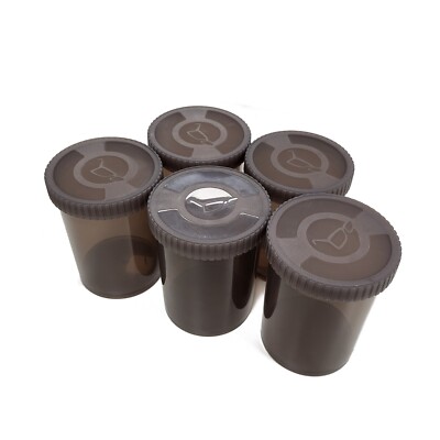 Korda Plastic Container With labels For Tea Coffee Cooking Camping Accessory x 5