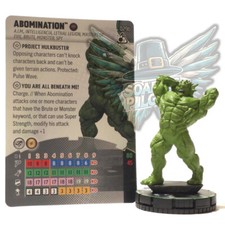 Marvel Heroclix ABOMINATION - 029B - PRIME Smash and Destroy Set