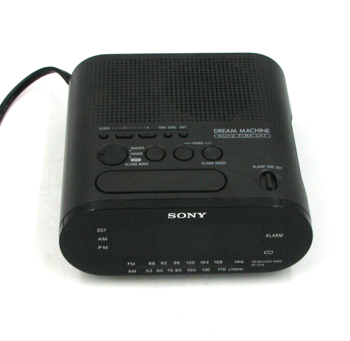 Sony Dream Machine ICF-C218 AM/FM Alarm Clock Radio Black | eBay