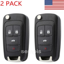 2X Remote Key Fob Case Shell 3 Button For Che...