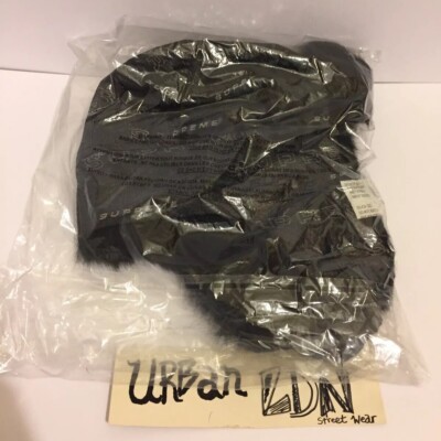 Supreme Dimensions Logo Denim Trooper Hat BLACK | eBay