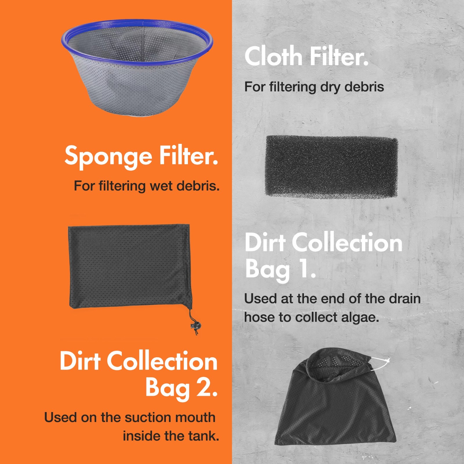 VonHaus Pond Vacuum Cleaner 1400W, Wet and Grelly UK