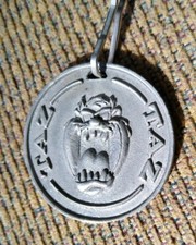 Looney Tunes Tazmanian Devil Necklace, Warner Bros 1994 by Starline