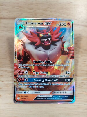 incineroar gx pokemon card value Incineroar GX 147/145 Rainbow Rare PSA 10 Gem Mint Card (Guardians Ris —  Titan Cards Ltd main image 1