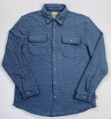 Men's St John's Bay Outdoor Quilted Button Front Pocket Shirt 