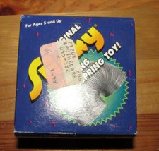 VINTAGE METAL Original Slinky  Walking Spring Toy, Made in the USA, SEALED 100