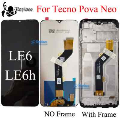 6.8 Inch For Tecno Pova Neo LE6 LE6h LCD Display Touch Screen