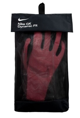 Nike Men GK Dynamic-Fit Goalkeeper Gloves Pink Black Soccer Goalie