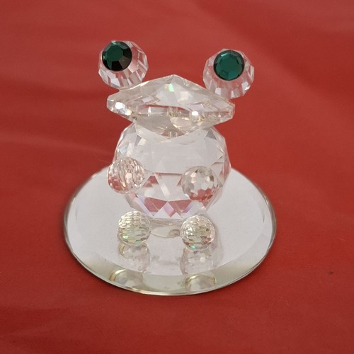 Hadrian Crystal Glass Frog With Box - Miniature