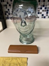 Vintage Oliver Peoples OP-2003 Gunmetal half Rim Pink Glasses Frames