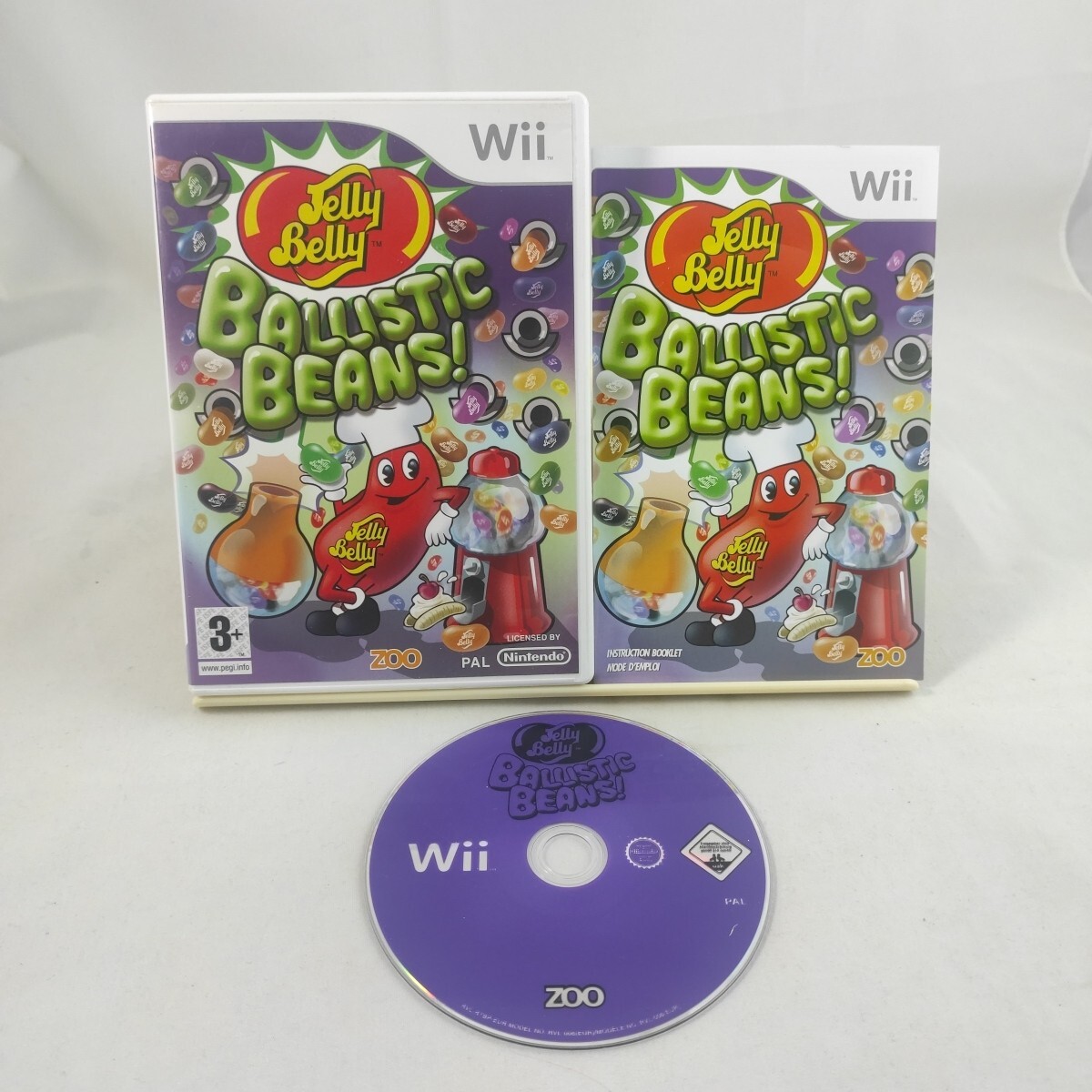 JELLY BELLY BEANS Nintendo Wii Game with manual