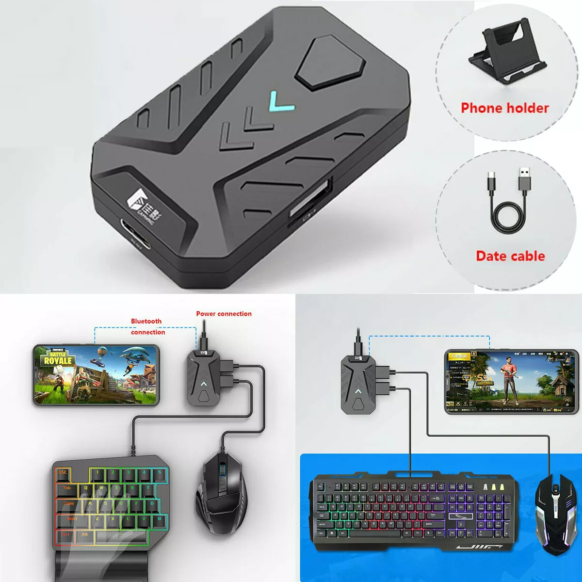 Mouse Keyboard Converter Pubg Gaming Professional Accessories