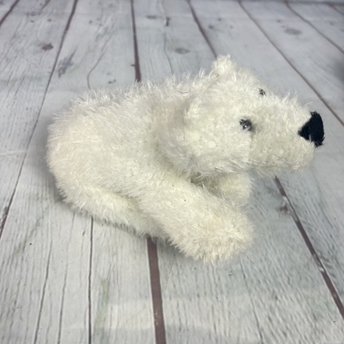 Ganz Webkinz Polar Bear Plush White Fuzzy 7" Lil' Kinz No Tags/Code - Picture 2 of 5