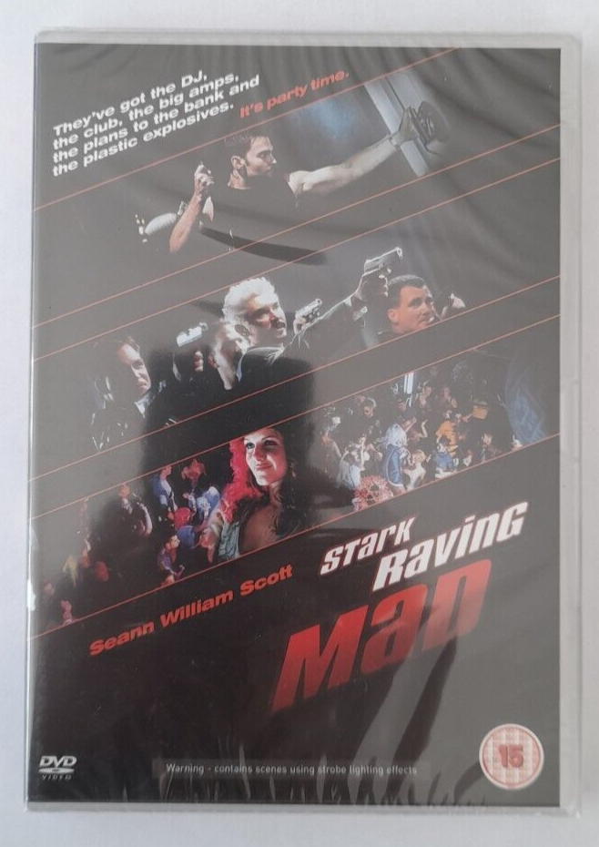 Stark Raving Mad - Heist Comedy (DVD, 2002) Starring Seann William Scott