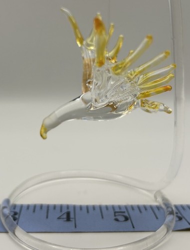 Geblasener Glasvogel Adler Schwan Gans fliegende Flügel Weihnachtsschmuck neu Vintage - Bild 18 von 18