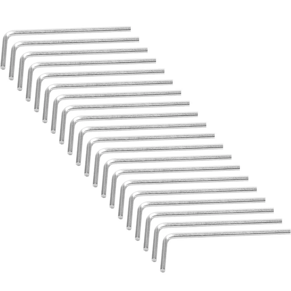 20Pcs L Wrench Hex Allen Wrench Hexagon Key Tool Bike Furniture Repair 1.5mm-3mm - Image 2 of 4