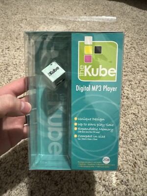 The Kube Digital MP3 Player Ollo TK-103 Rainbow Series Blue 2GB NOS Bluetree