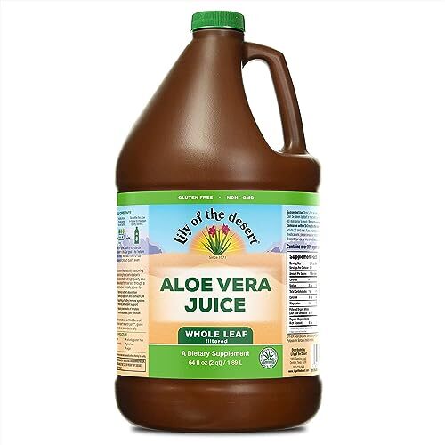 Jugo de aloe vera certificado por jugo de lirio del desierto hoja entera cultivada orgánicamente