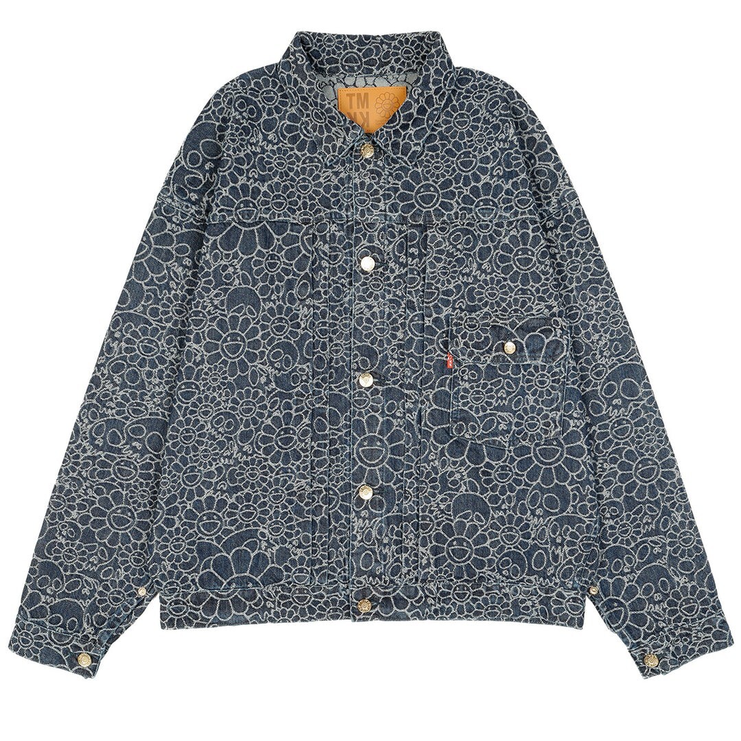 れみ　ACKA flower jacquard jacket れみ ACKA flower jacquard jacket Flower Jacquard Jacket