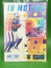 2022 Panini Playbook - In Motion James Cook #IM-15 (RC)