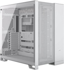 CORSAIR 6500D Airflow Tempered Glass Super Mid-Tower Case ATX Dual Chamber White