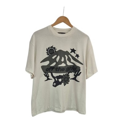 Broken Planet ''Off The Grid'' T-Shirt Größe L Large Puffprint Creme Herren