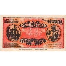 [#293633] Germany, Bielefeld, 1 Milliarde Mark, 1923-02-01, AU