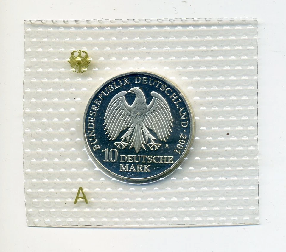 DM 10,00 750 Jahre Katharinenkloster/50 Jahre Meeresmuseum 2001 n Folie - Bild 2 von 2