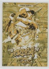 2017 Topps Fire Monikers Gold Minted Chris Davis #M-25 fm0