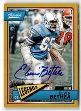 Elvin Bethea Auto 2018 Panini Classics #126 Significant Signatures Gold #/25