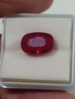 NATURAL EARTH MINED GGL CERTIFIED GEM TESTED HEATED OVAL RED RUBY 7.75 CTS. — photo 4