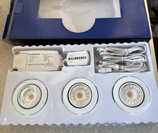 MALMBERGS MD-13 Kit LED 3er Set Rund Weiß Einbauleuchte 13W 2700K Dimmbar IP44