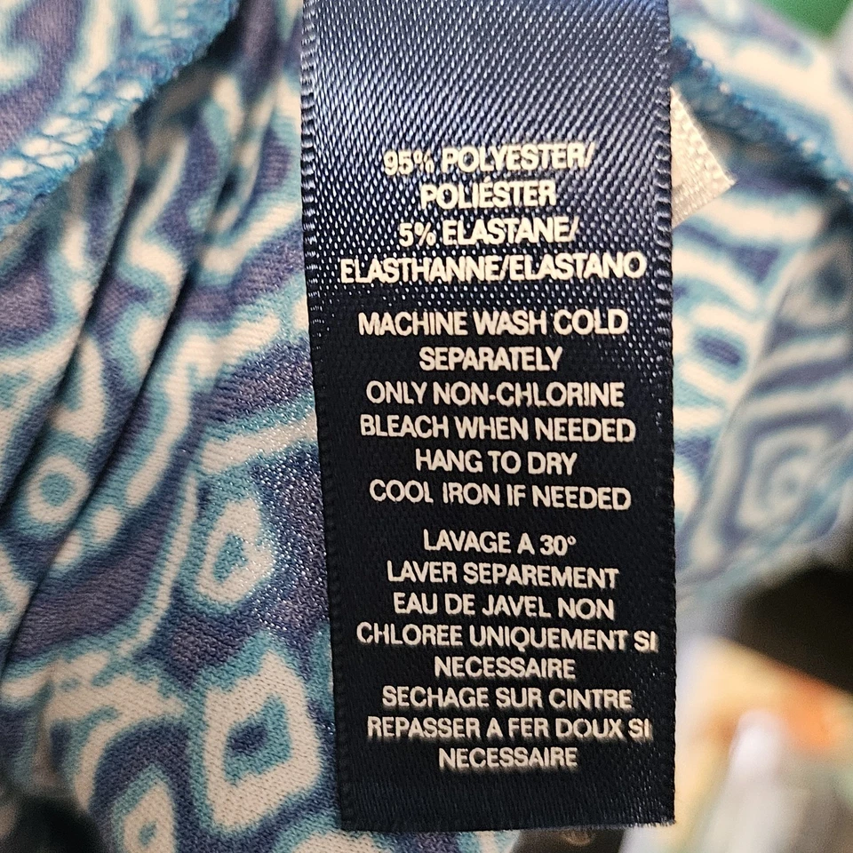 Chaps Ralph Lauren Blue Sleeveless Maxi Dress Womens XL - Image 3 of 3