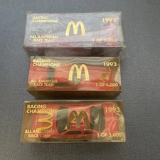 McDonald's All American Race Team - 1993 Racing Champions - Set of 3 - 1:64