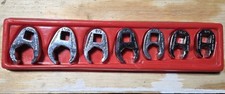 Snap-on Spp319 Chrome Steel Crowfoot Wrench Set Sae 7pc 38-34in 6 Point
