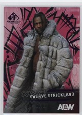 2025 SP Game Used AEW Magenta 1/10 Swerve Strickland #50 09q5
