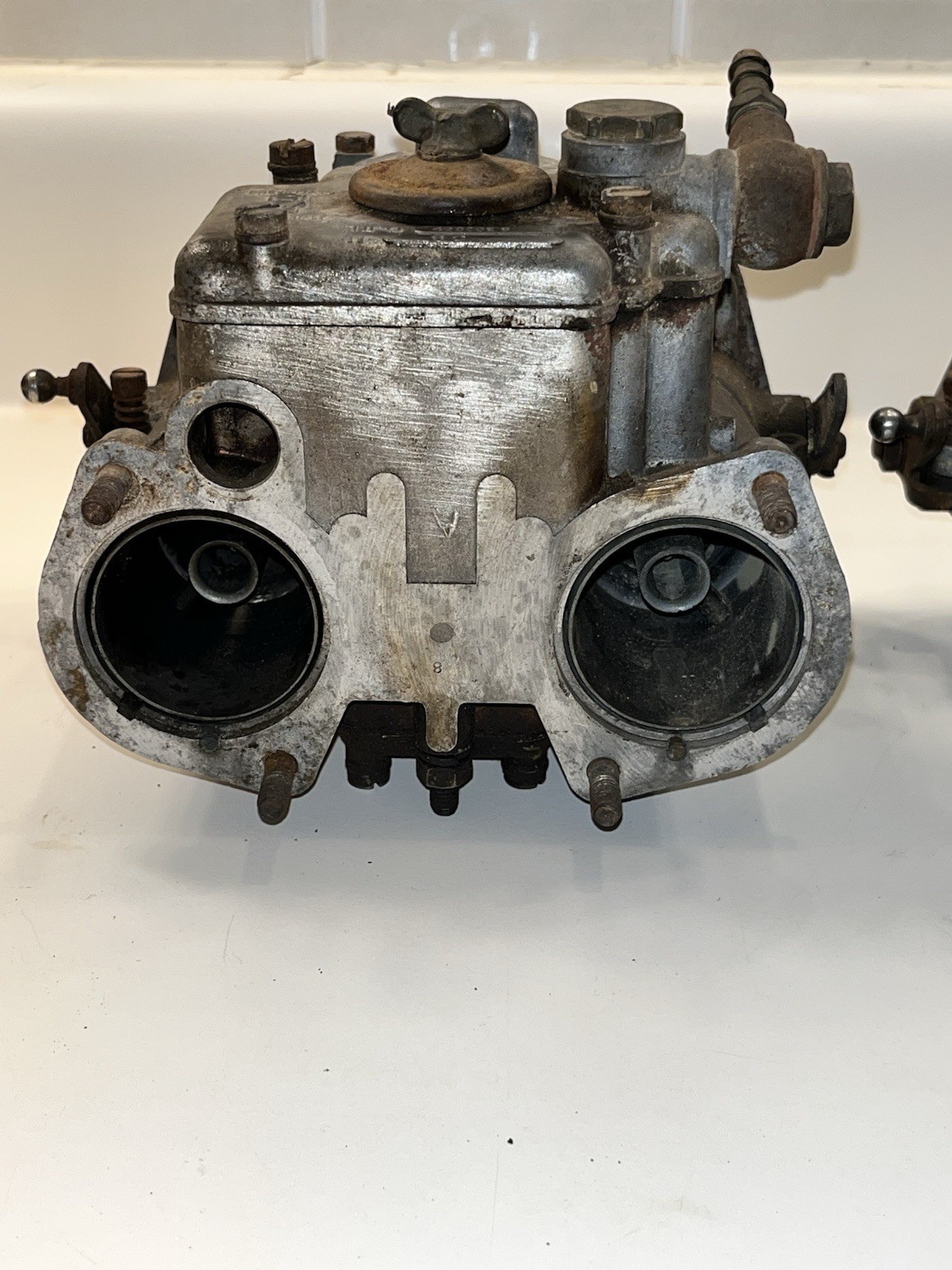 3 Weber DCOE42-8 Carburetors Very Rare Italian Bologna Maserati Datsun Jaguar