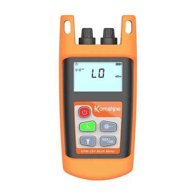 FTTH Fiber Optic Power Meter 7 Wavelengths KPM-25V OPM -70~+10dBm & LED Light