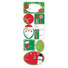 Amscan Jolly Christmas Labels Set (Pack of 48) (SG37393)