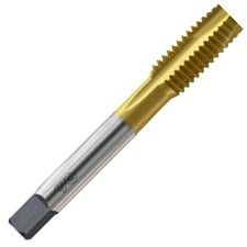 5pcs 1/4-20 H3 2FL Spiral Point Plug CNC Tap HSS-V w/TiN YG1