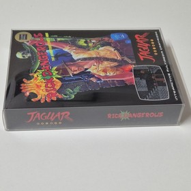 Rick Dangerous Original Atari Jaguar Clear Edition Console Game Protective Case