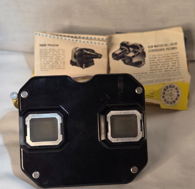 Vintage Sawyers View-Master Model C Black Bakedlite Viewer 1940s-50s USA Tested